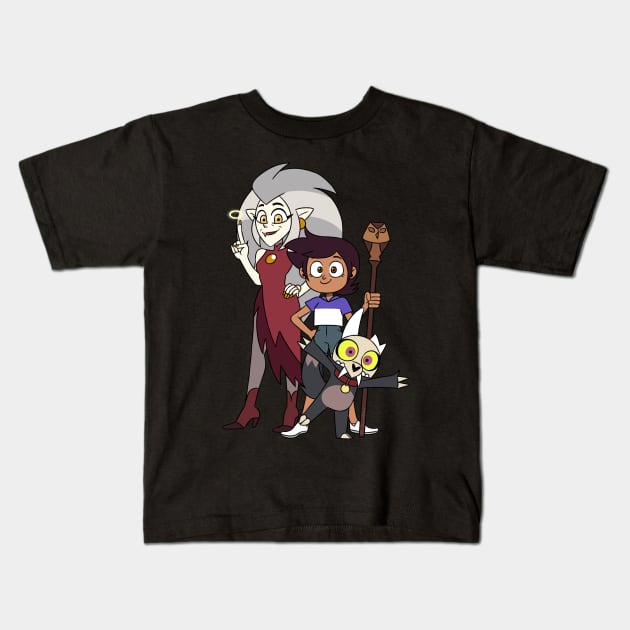 Luz, Eda, & King Kids T-Shirt by mrchasecomix